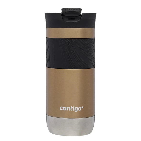 Contigo Byron Pro Snapseal Termos Bardak 470ML - Karamel - Resim 2