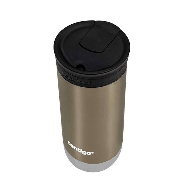 Contigo Huron Pro Snapseal Termos Bardak 470ML - Latte - Resim 3