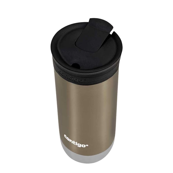 Contigo Huron Pro Snapseal Termos Bardak 470ML - Latte - Resim 4