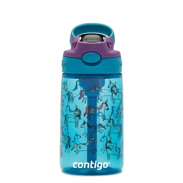 Contigo Gizmo Flip Pro Unicorn Tritan Çocuk Suluğu 420ML - Mavi ürün görseli 1