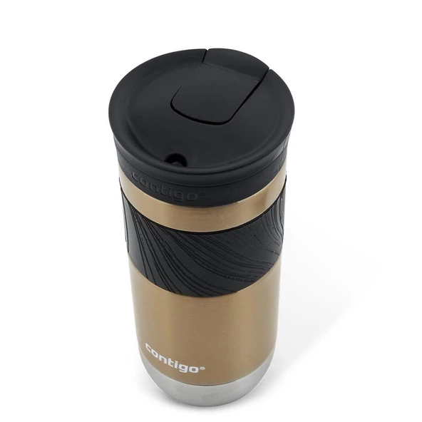 Contigo Byron Pro Snapseal Termos Bardak 470ML - Karamel - Resim 4