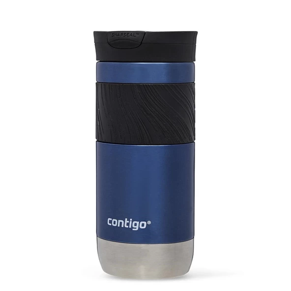 Contigo Byron Pro Snapseal Termos Bardak 470ML - Mavi - Resim 5