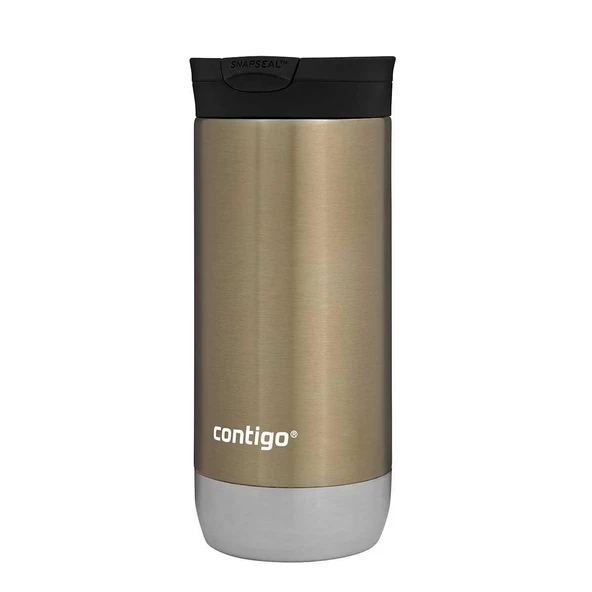 Contigo Huron Pro Snapseal Termos Bardak 470ML - Latte - Resim 7