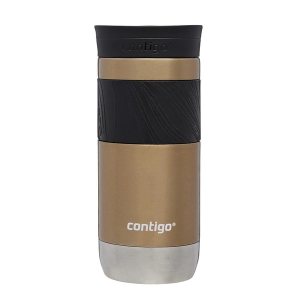 Contigo Byron Pro Snapseal Termos Bardak 470ML - Karamel - Resim 3