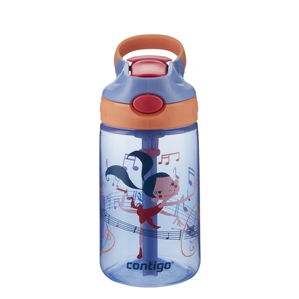 Contigo Gizmo Flip Danscı Kız Tritan Çocuk Suluğu 420ML - Mor ürün görseli 1