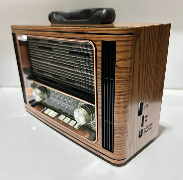 Everton RT-556 Nostalji Bluetooth/USB/Sd kart/ Radyo mp3 Player Müzik Kutusu ürün görseli 1
