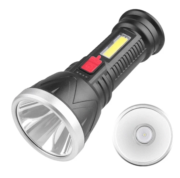 CL-S11 Uzun Menzilli Şarjlı 9 Led+ 4 Modlu El Feneri Işıldak ürün görseli 1