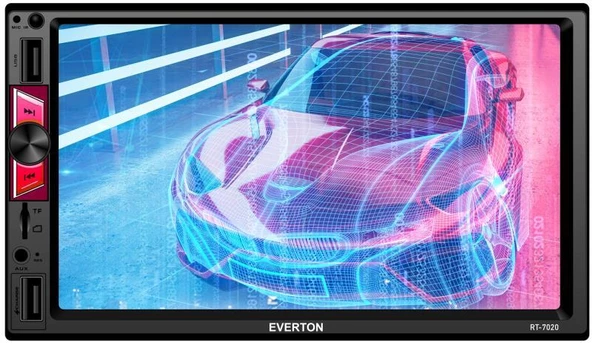Everton RT-7020 7 Inç Double Oto Teyp 4X75W ürün görseli 1