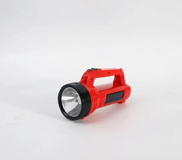 PS-6677 Uzun Menzilli Solar Güneş Enerjili 5w+40SMD Şarjlı El Feneri Projektör ürün görseli 1