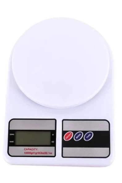 Dijital hassas 10 kg mutfak terazisi tartısı lcd ekranlı ürün görseli 1