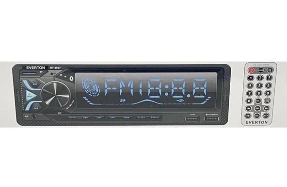 Everton RT-3027 ÇİFT USB'li USB-SD-FM-AUX- Bluetooth Oto Teyp 4x60 Watt ürün görseli 1