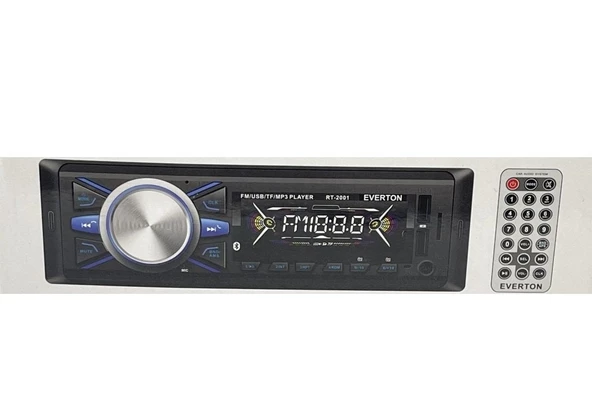 Everton RT-2001 ÇİFT USB'li USB-SD-FM-AUX- Bluetooth Oto Teyp 4x55 Watt ürün görseli 1