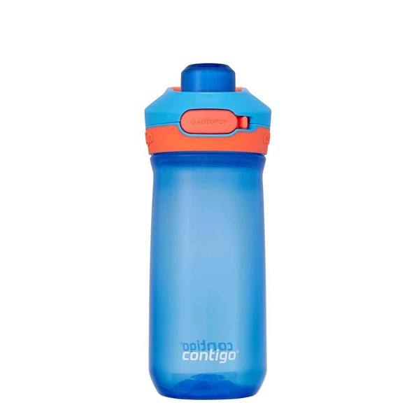 Contigo Jessie Tritan Bas İç Kapaklı Çocuk Suluğu 420ml - Mavi ürün görseli 1