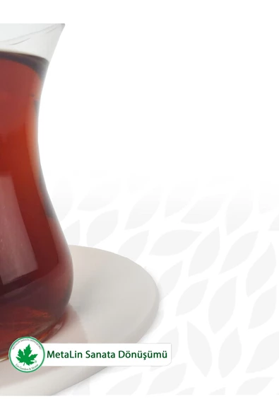 12'li Metal Çay Tabağı ürün görseli 1