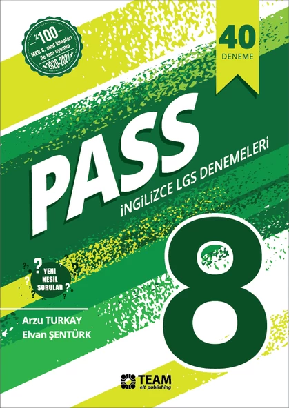 Pass 8 - 40 Adet Yeni Nesil Lgs Deneme Sınavı ürün görseli 1