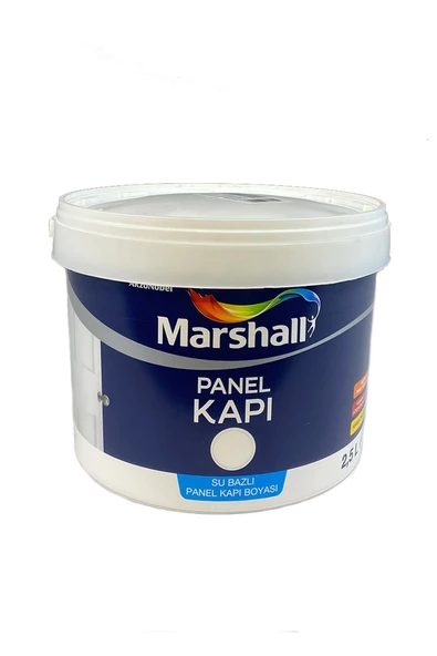 Marshall Su Bazlı Panel Kapı Boyası 2,5 lt Beyaz ürün görseli 1