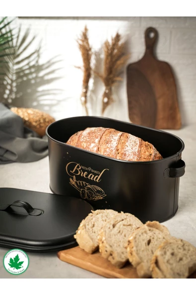 Metal Kapaklı Ekmeklik (Bread Baskılı) ürün görseli 1