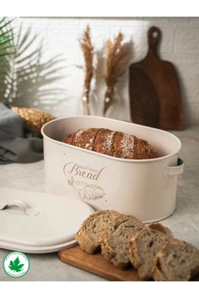 Metal Kapaklı Ekmeklik (Bread Baskılı) - Resim 5