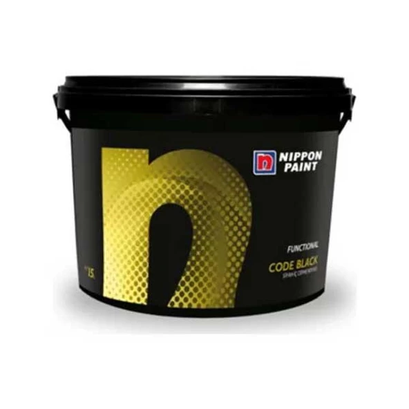 Nippon Code Black Tam Siyah İç Cephe Boyası 15 Lt ürün görseli 1