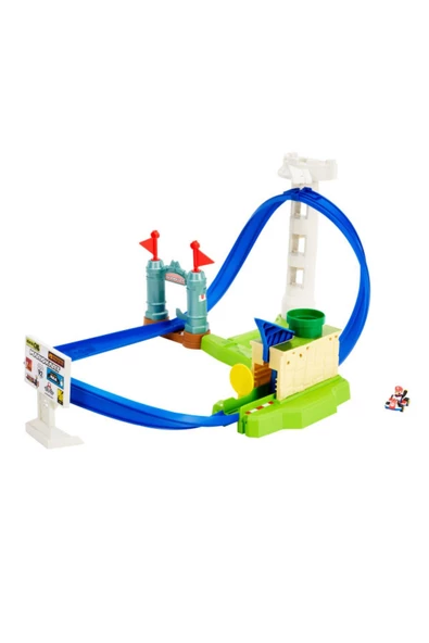 HGK59 HW Mario Kart Keskin Dönüşler Pist Seti /Hot Wheels ürün görseli 1
