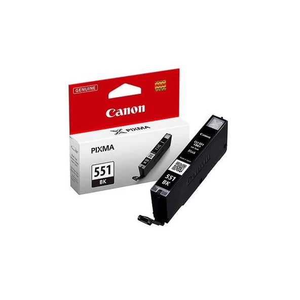 Canon CLI-551BK Siyah Mürekkep Kartuş ürün görseli 1