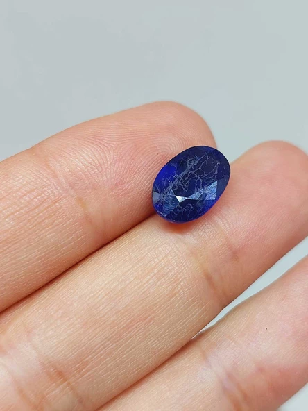 Safir Taşı Oval Kesim (Ortalama 5 karat) (55626) ürün görseli 1