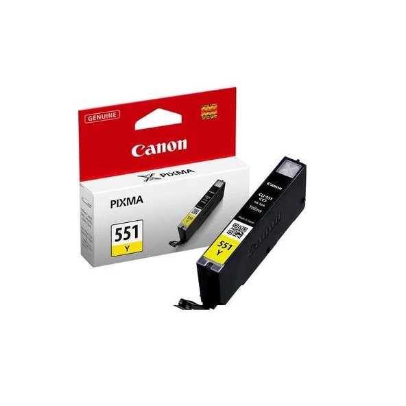 Canon CLI-551Y Sarı Mürekkep  Kartuş ürün görseli 1