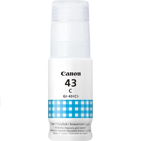 Canon GI-43 C EMB Cyan Mürekkep Kartuş ürün görseli 1