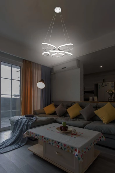 D-light Güney Ledli Avize Beyaz - Resim 2