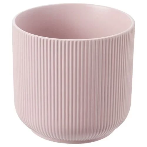 IKEA GRADVIS DEKORATİF SERAMİK SAKSI PEMBE 12 CM ürün görseli 1