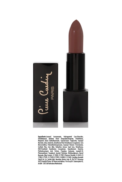 Pierre Cardin Retro Matte Lipstick  - Rustic Red - 147 - Resim 9