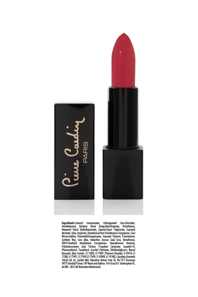 Pierre Cardin Retro Matte Lipstick  - Bright Red - 151 - Resim 9