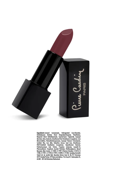 Pierre Cardin Retro Matte Lipstick  - Maroon - 157 - Resim 11
