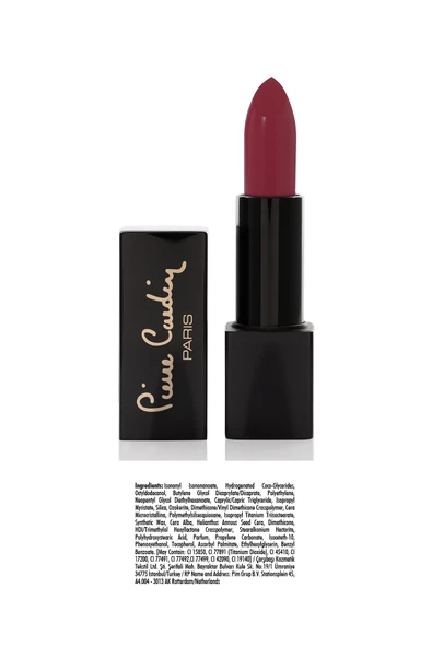 Pierre Cardin Retro Matte Lipstick  - Ruby Red - 154 - Resim 9