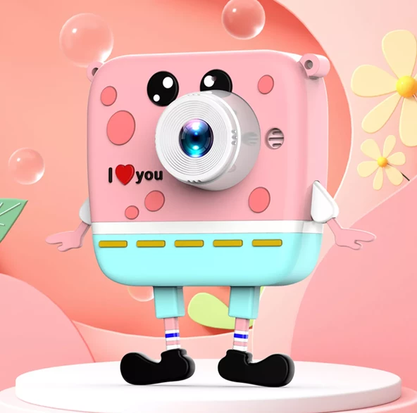 QASUL Sevimli Dijital Video Kamera 20mp Karikatür Çocuk Selfie Kamerası Çoklu Filtreler, Oyun, Müzik ürün görseli 1