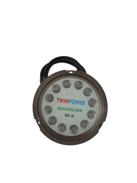 Wolfmar Twinpower Alüminyum Su Altı Lambası 9-30V  Mavi ürün görseli 1