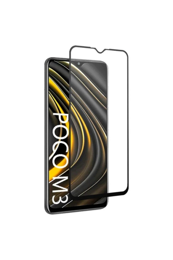 Xiaomi Poco M3 5D Seramik Tam Kaplayan Ekran Koruyucu Cam ürün görseli 1