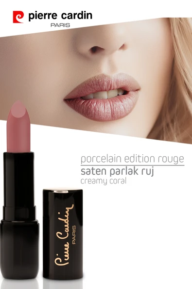 Pierre Cardin Porcelain Edition Lipstick  - Creamy Coral - 233 ürün görseli 1