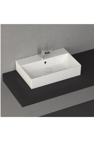 İsvea Isvea Sistema Z Frame Dolap Uyumlu Tezgah Üstü Lavabo 60 Cm Beyaz 10Sf50060 ürün görseli 1