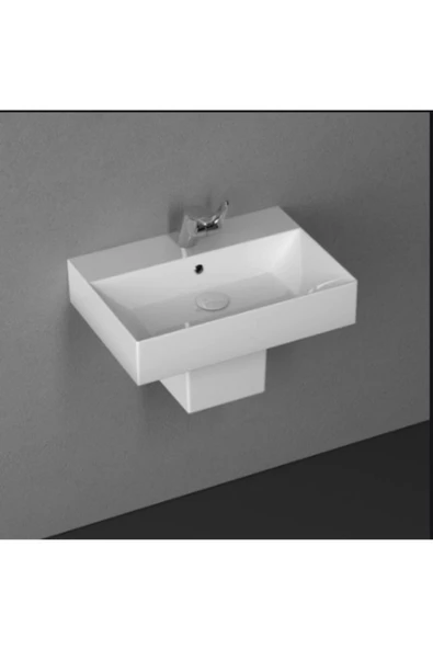 İsvea Isvea Sistema Z Frame 60 Cm Lavabo + Kare Yarım Ayak ürün görseli 1