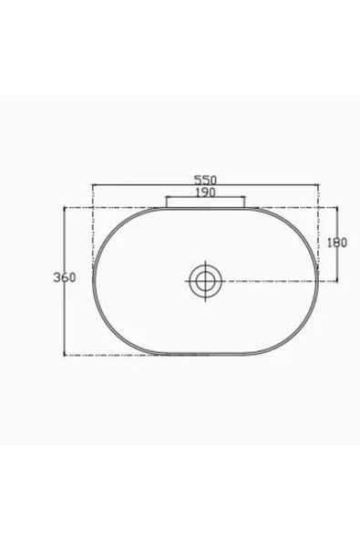 İsvea Isvea Infinity Tezgah Üstü Lavabo 55 Cm - Resim 2