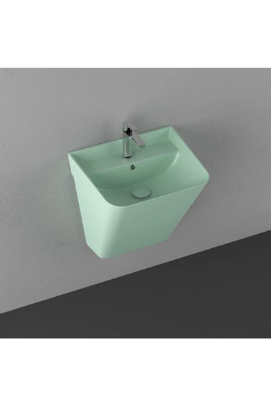İsvea Isvea Sott Aqua 50 Cm Asma Monoblok Lavabo Mint ürün görseli 1