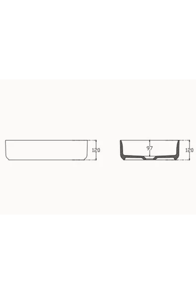 İsvea Isvea Infinity Tezgah Üstü Lavabo 50 Cm - Resim 2