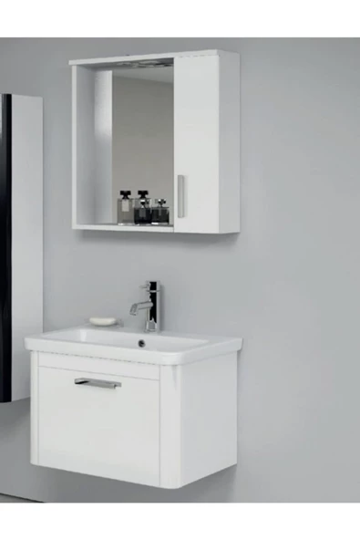 Ece Banyo Note Smart 60 Cm Banyo Dolabı - Beyaz ürün görseli 1