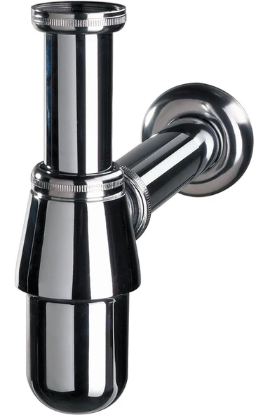 İsvea Metal /Krom Taslı Lavabo Sifonu Ve Krom Lavabo Tapası/Basaç ürün görseli 1
