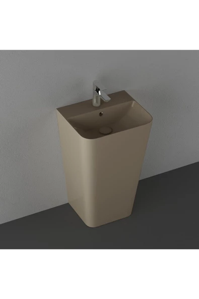 İsvea Isvea Sott'Aqua 50 Cm Monoblok Lavabo - Vizon ürün görseli 1