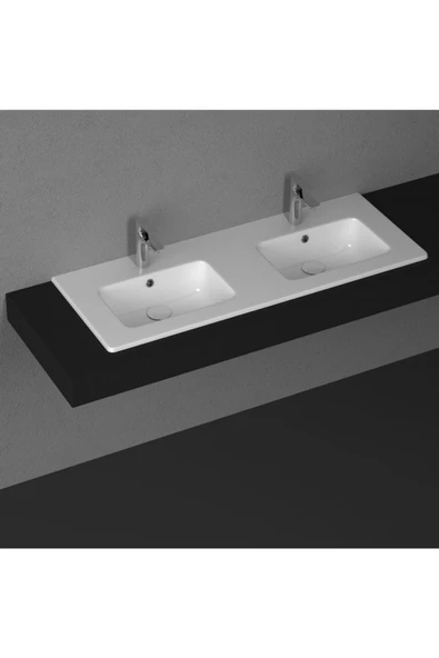 İsvea Sistemat Flat Lavabo 121 Cm (Çift Lvb.) ürün görseli 1