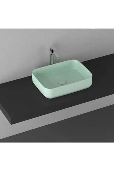 İsvea Isvea İnfinity Tezgah Üzeri Lavabo 50 Cm Mint 10Nf65050 2T ürün görseli 1