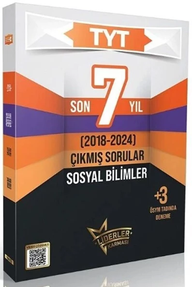 TYT Sosyal Bilimler Çıkmış Sorular Son 7 Yıl Çözümlü Liderler Karması ürün görseli 1