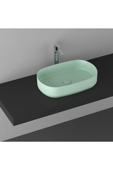 İsvea Isvea Infinity  Tezgahüstü Lavabo-Mint 55 Cm ürün görseli 1